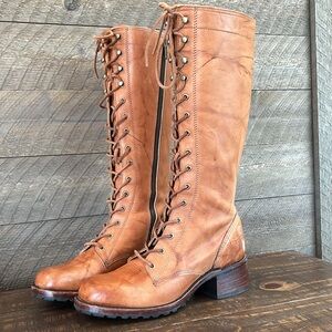 Frye campus lug lace up boot